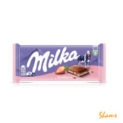 Milka Strawberry Chocolate Bar 90g