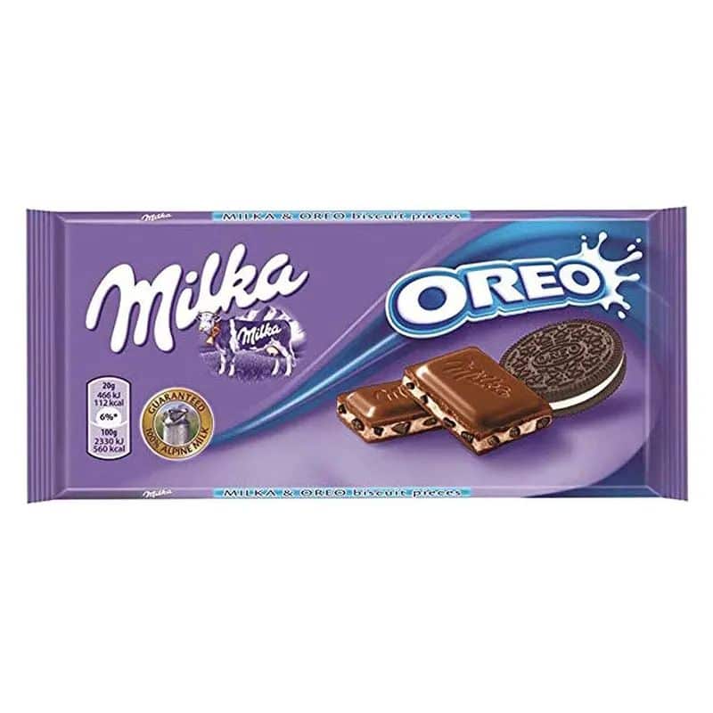 Milka Alpine Milk Chocolate Oreo 100g