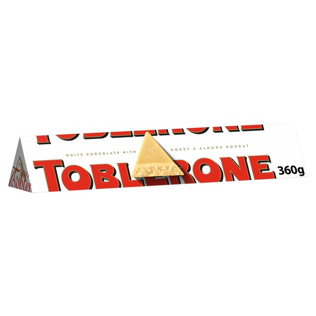 Toblerone White Chocolate Large Bar 360g