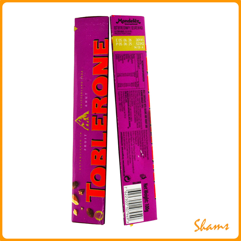 Toblerone Fruit & Nut Chocolate 100g