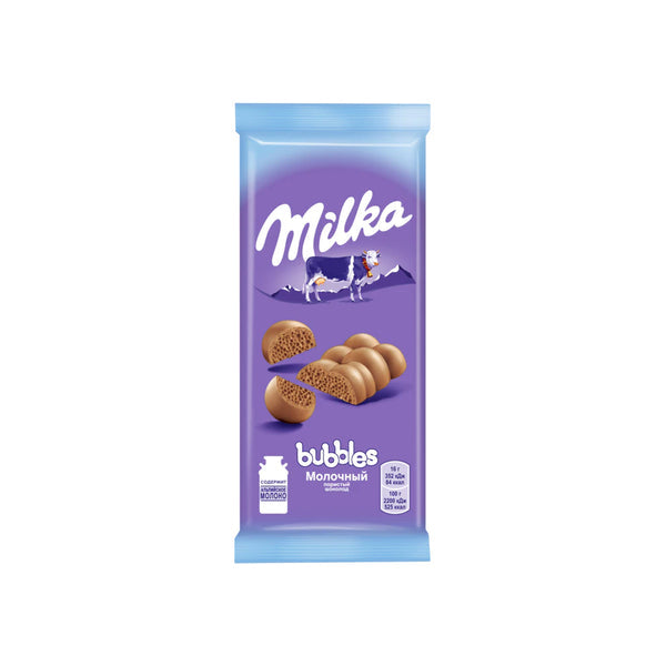 Milka Bubbles Milk Chocolate Bar 80g