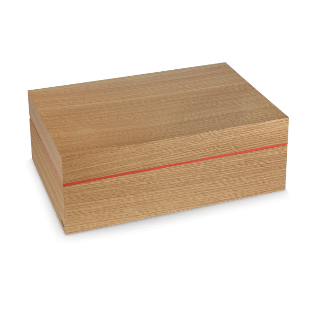 Zino Humidor Z80 Silver & Red