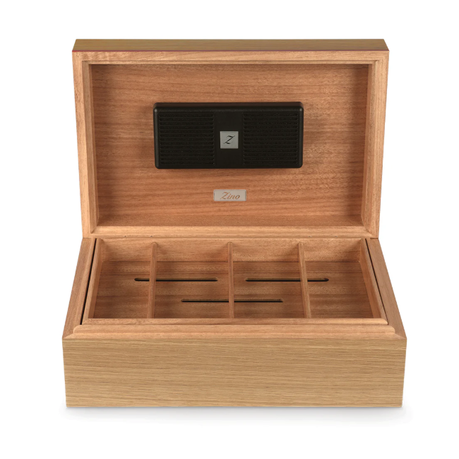 Zino Humidor Z80 Silver & Red