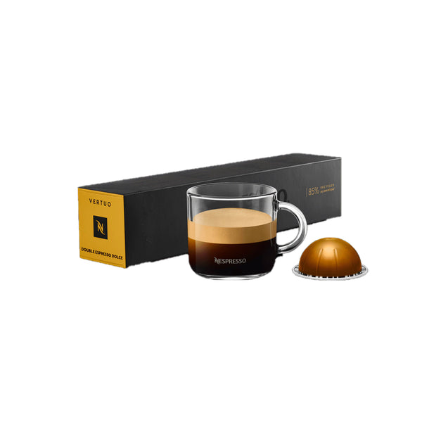Nespresso Double Espresso Dolce 85% Pods 95g