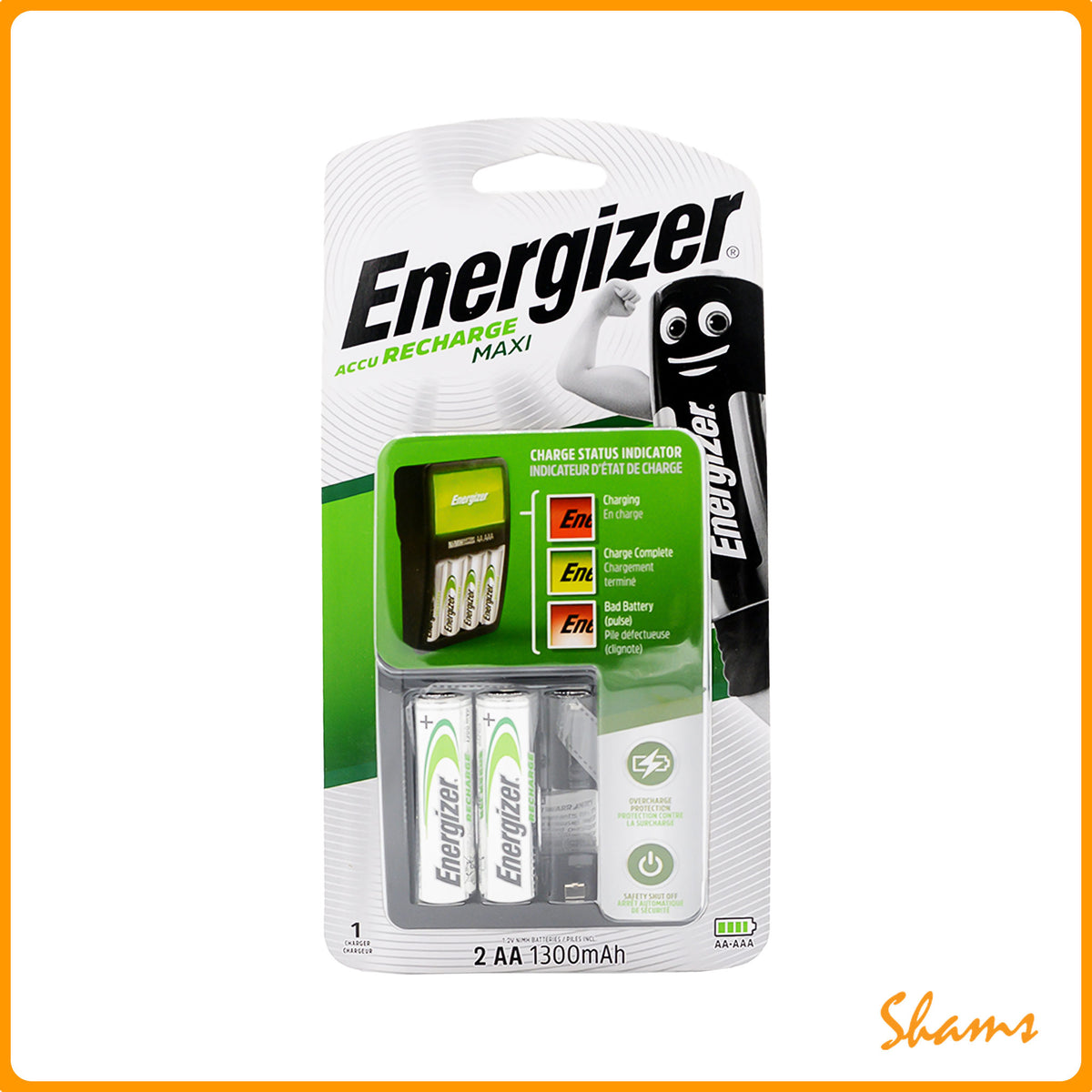 Energizer Rechargable Maxi Charger 1s