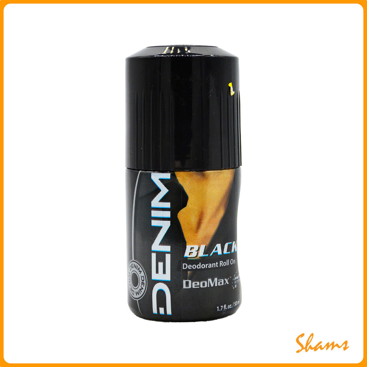 Denim Black Deodorant Roll On 50ml
