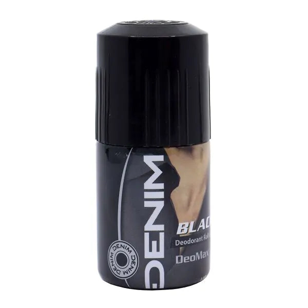 Denim Black Deodorant Roll On 50ml