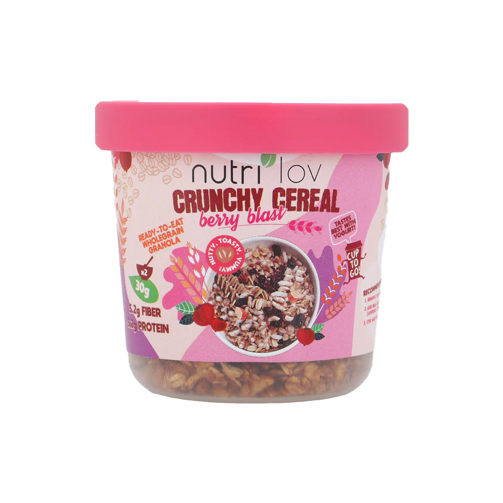 Nutrilov Crunchy Cereal Berry Blast 70g - Shams Shopping Centre Nutrilov  