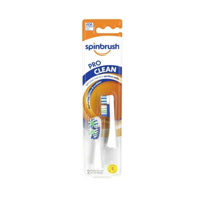 Arm & Hammer Spinbrush Pro Clean Replacement Heads Soft 2pcs