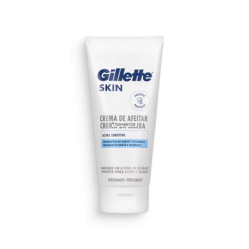 Gillette Skin Crema Da Barba Ultra Sensitive Shaving Cream 175ml Tube