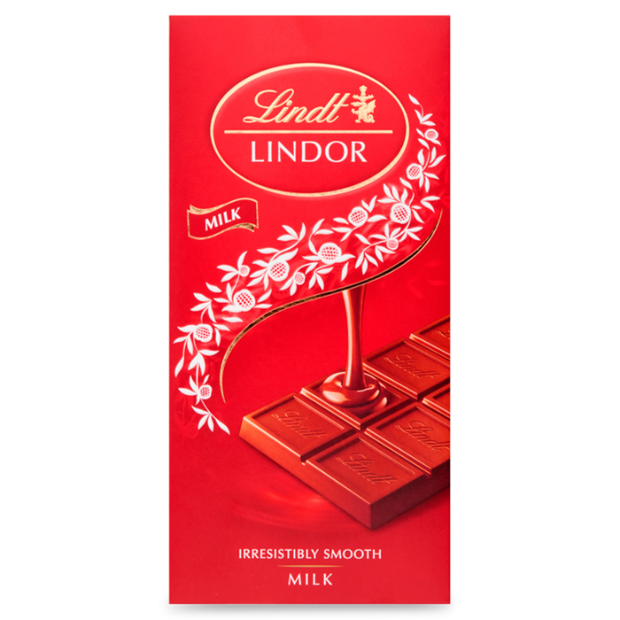 Lindt Lindor Milk Chocolate Bar 100g - Shams Shopping Centre Lindt  