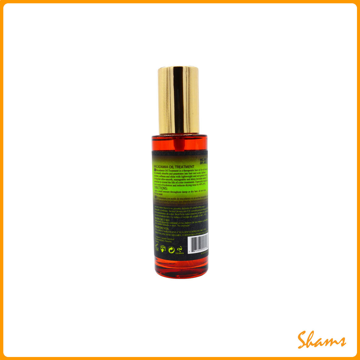 Argan Macadamia De Luxe Professional Hair Oil Treatment 100ml