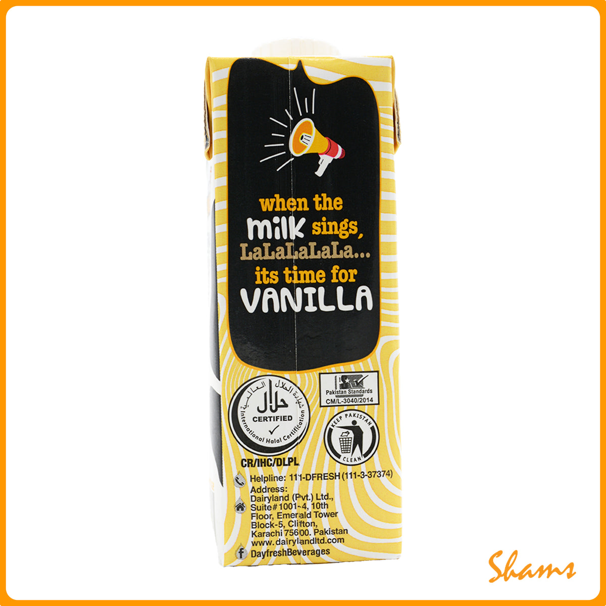 Day Fresh Vanilla Flavored Milk 225ml