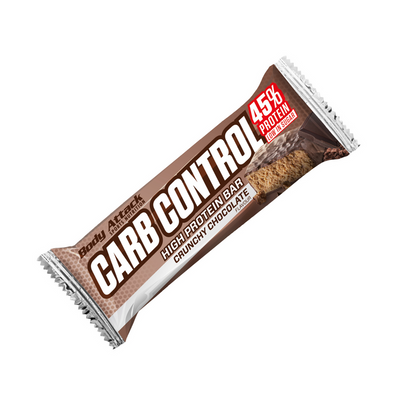 Body Attack Carb Control Protein Bar Crunchy Chocolate 100g - Shams Shopping Centre Body Attack  