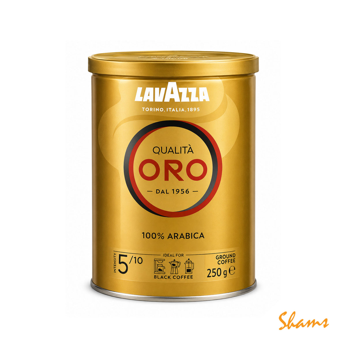 Lavazza Qualita Oro Ground Coffee Tin 250g
