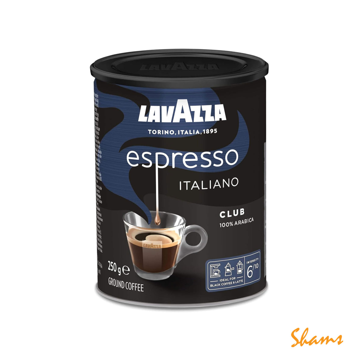 Lavazza Club Ground Coffee Tin 250g