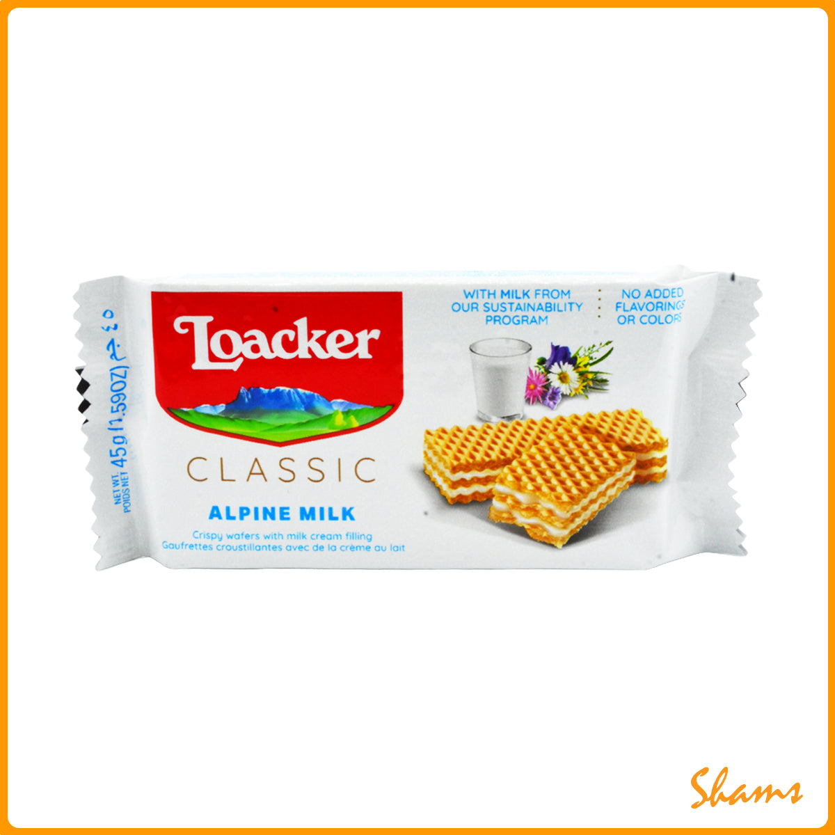 Loacker Classic Wafer Milk 45gm