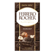 Ferrero Rocher Dark Hazelnut 55% Bar 90g - Shams Shopping Centre Ferrero Rocher  