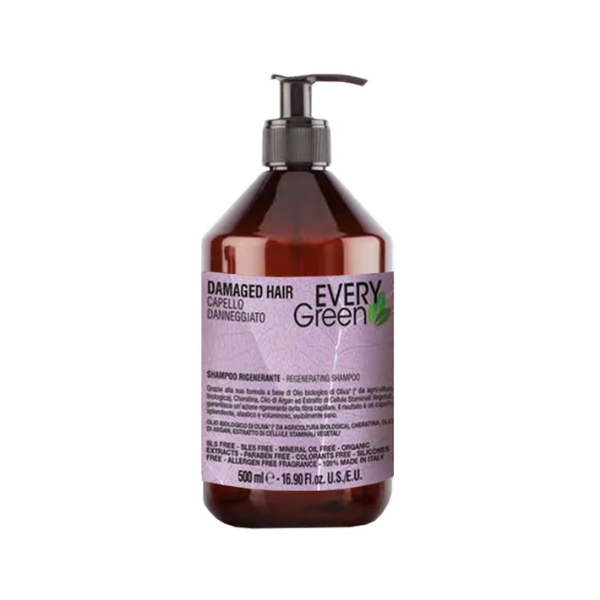 Ever Green Damaged Hair Regenerating Shampoo 500ml