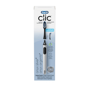 Oral-B Clic Manual Onyx Silver ToothBrush With Head