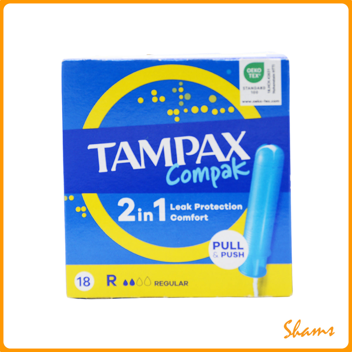 Tampax Compak Comfortable & Clean Regular 18's