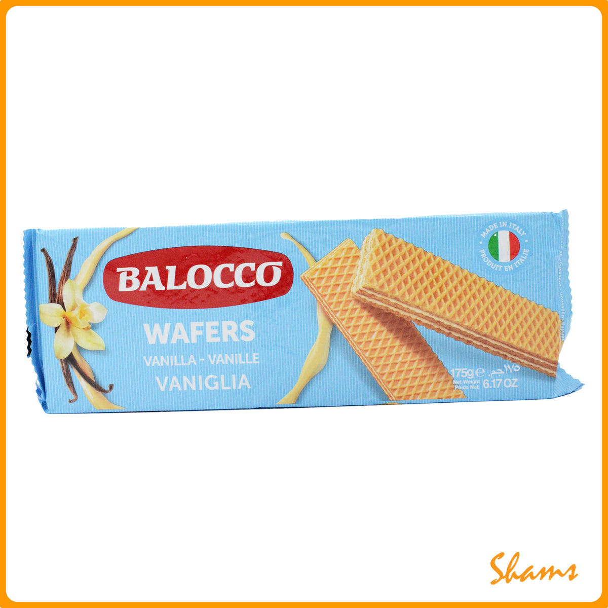 Balocco Wafers Milk Vanilla 175gm