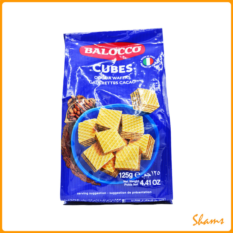 Balocco Mini Cubes Cocoa Wafers 125g