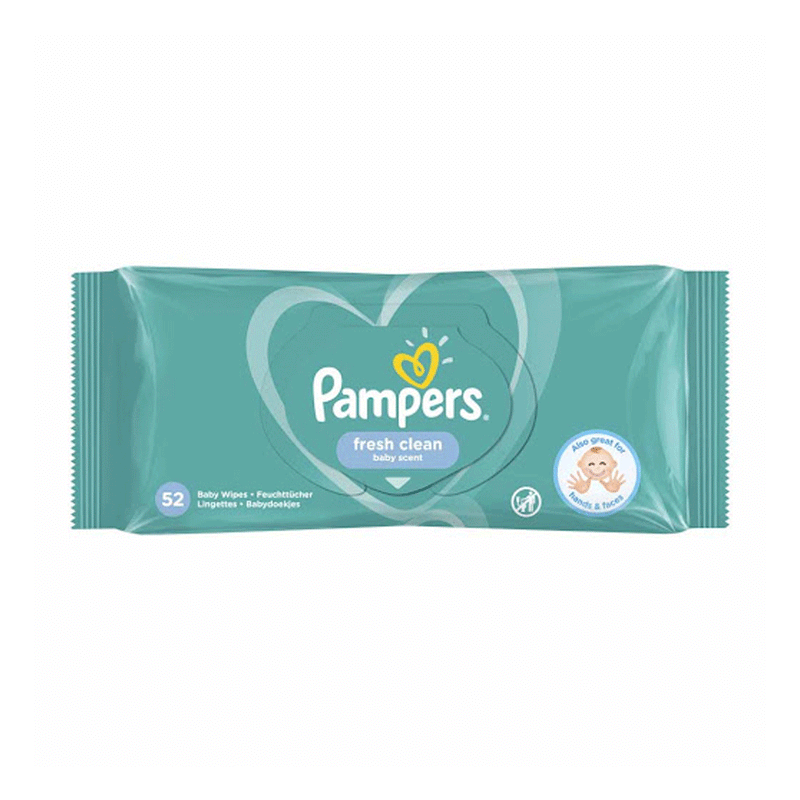 Pampers Fresh Clean Baby Wipes - Shams Shopping Centre Pampers  