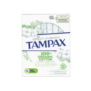 Tampax Cotton Protection Oragnic Core Tampon 16's