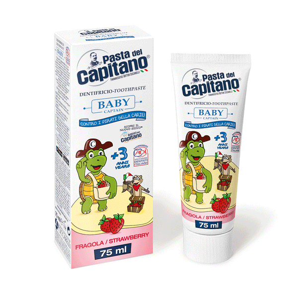 Pasta Del Capitano Strawberry Junior +3Y Toothpaste