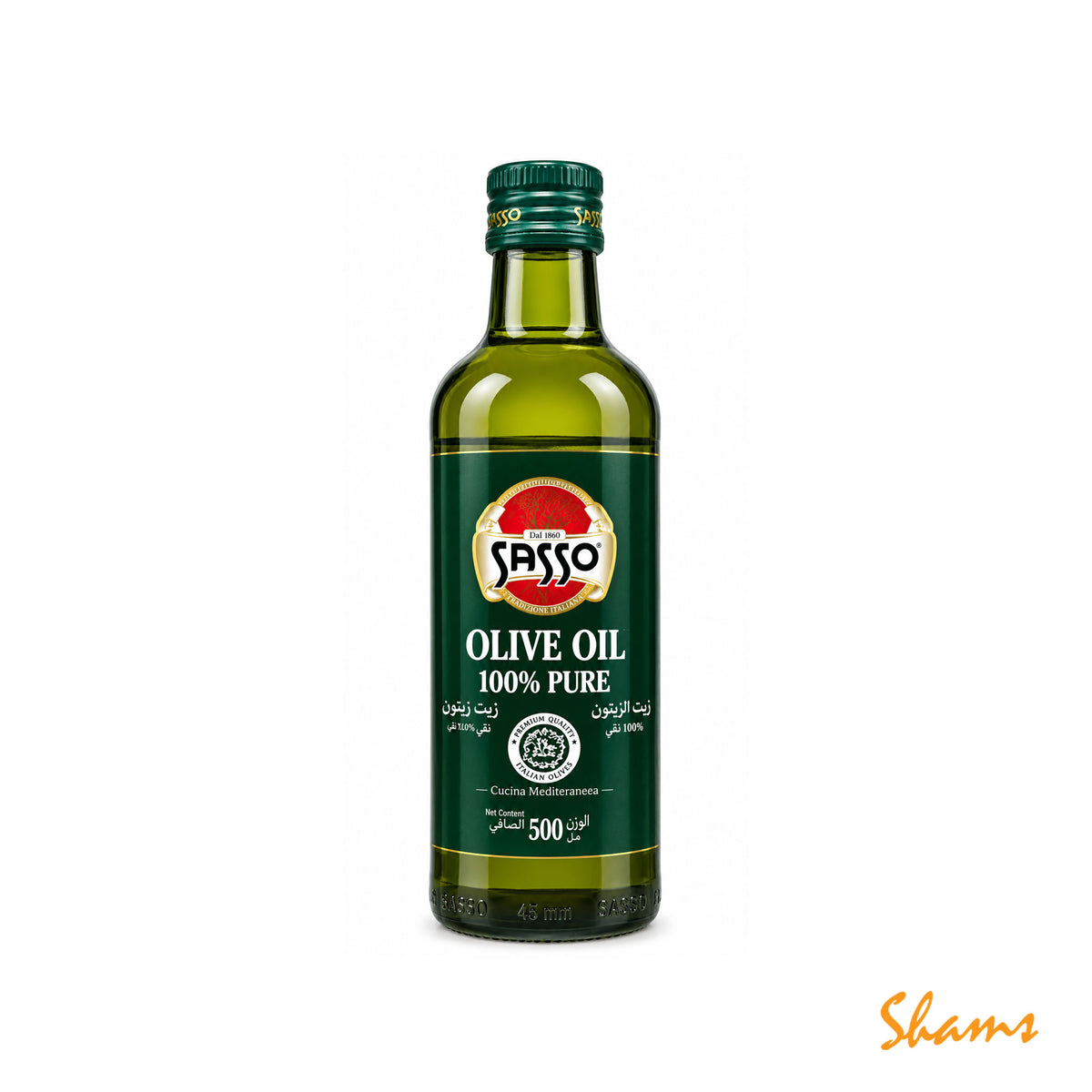 Sasso Pure Olive Oil 500 (Bottle)