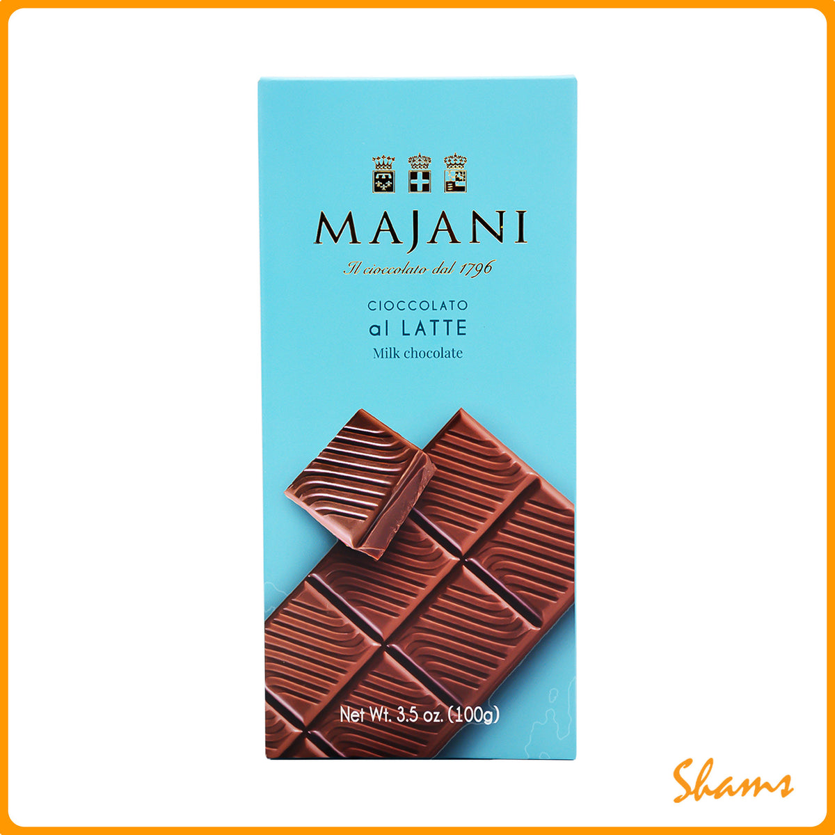 Majani Milk Chocolate Bar 100g