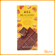 Majani Milk Chocolate With Hazelnut Grains Bar 100g