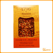 Majani Dark Chocolate With Strawberry Grains 115g