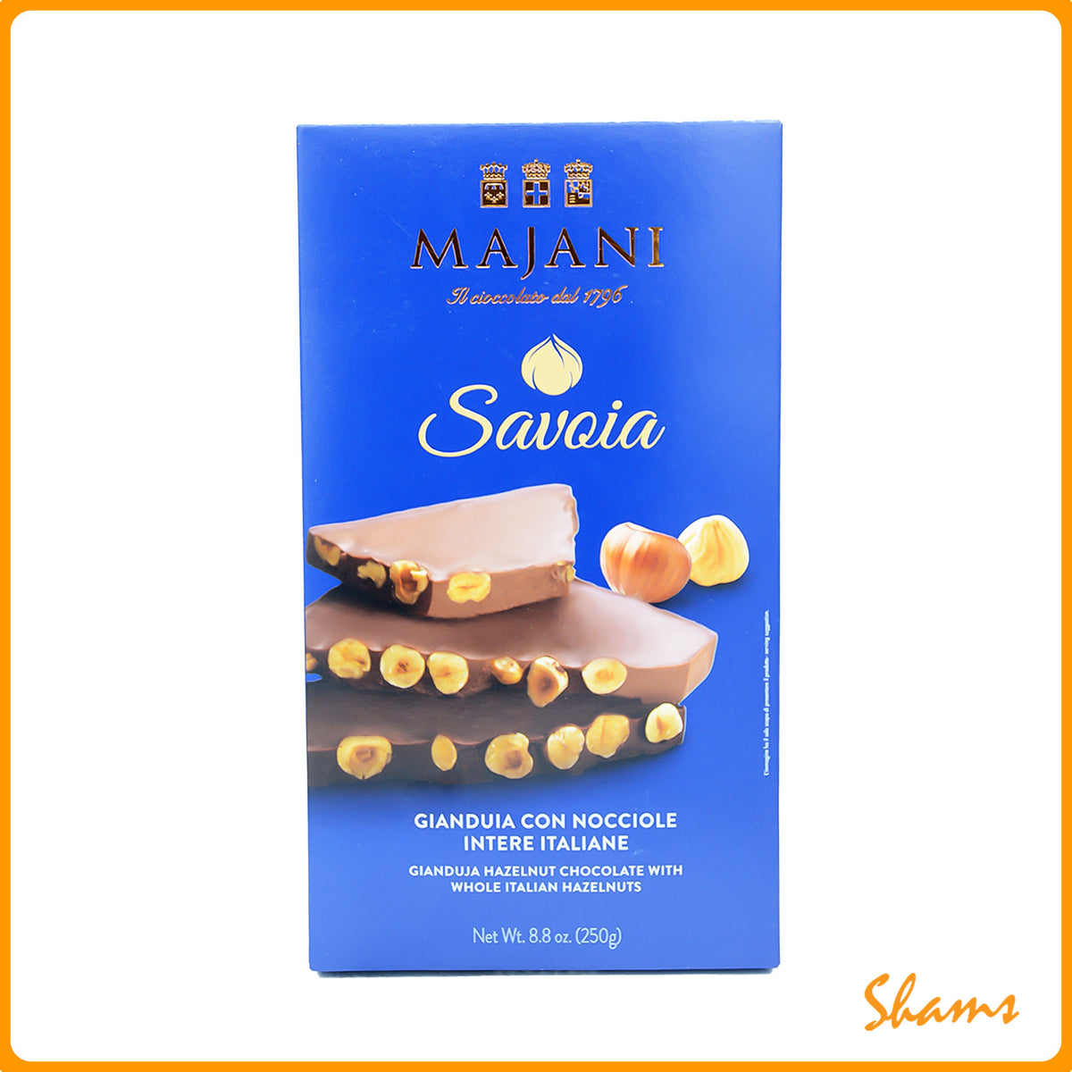 Majani Savoia Chocolate Bar 250g