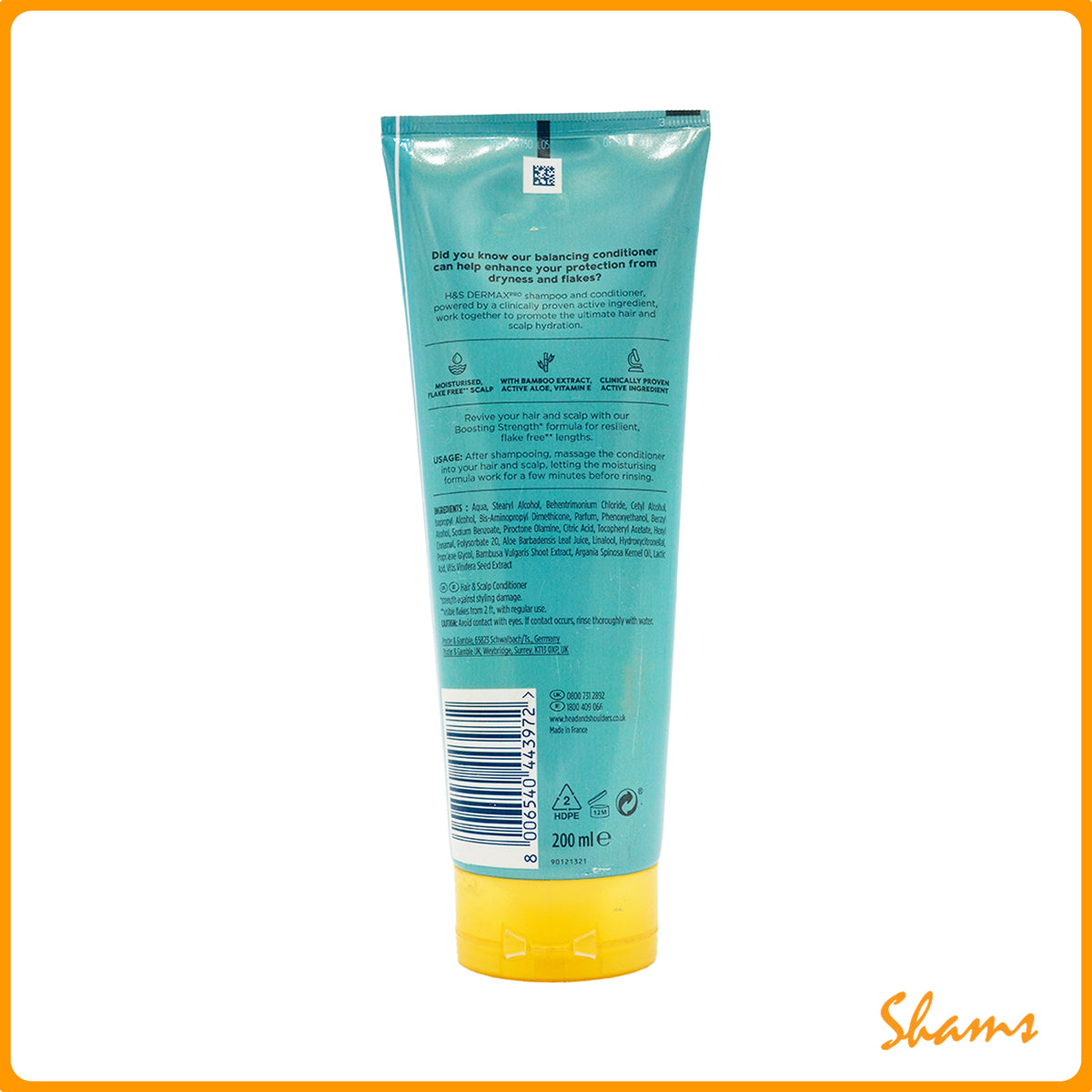 Head & Shoulders Derma Care Conditioner 200ml