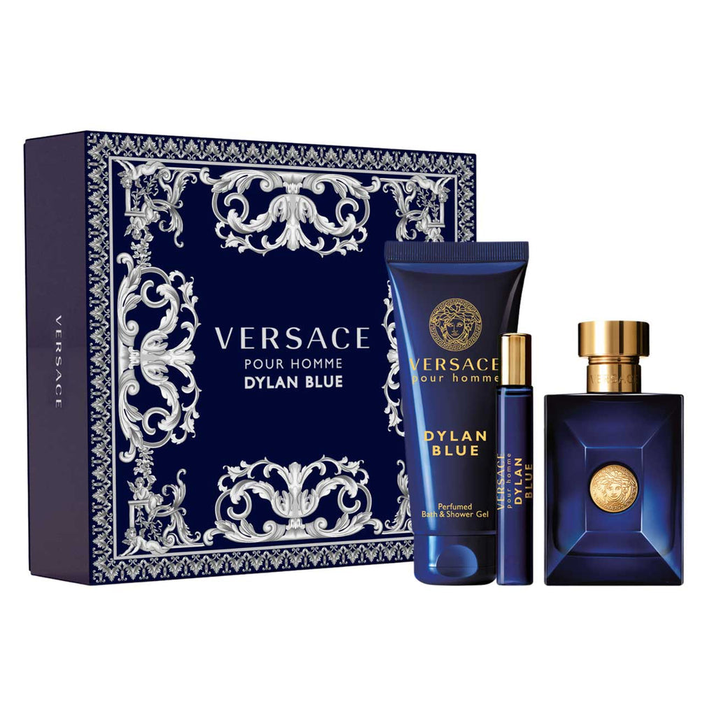 Versace Dylan Blue Set (EDT 100ml + EDT 10ml + SG 150ml) - Shams Shopping Centre Versace  