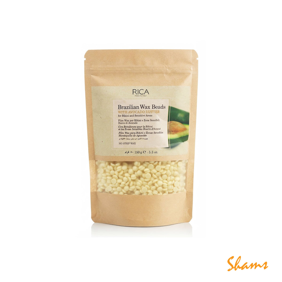 Rica Brazilian Wax Beads Avocado Butter 150g
