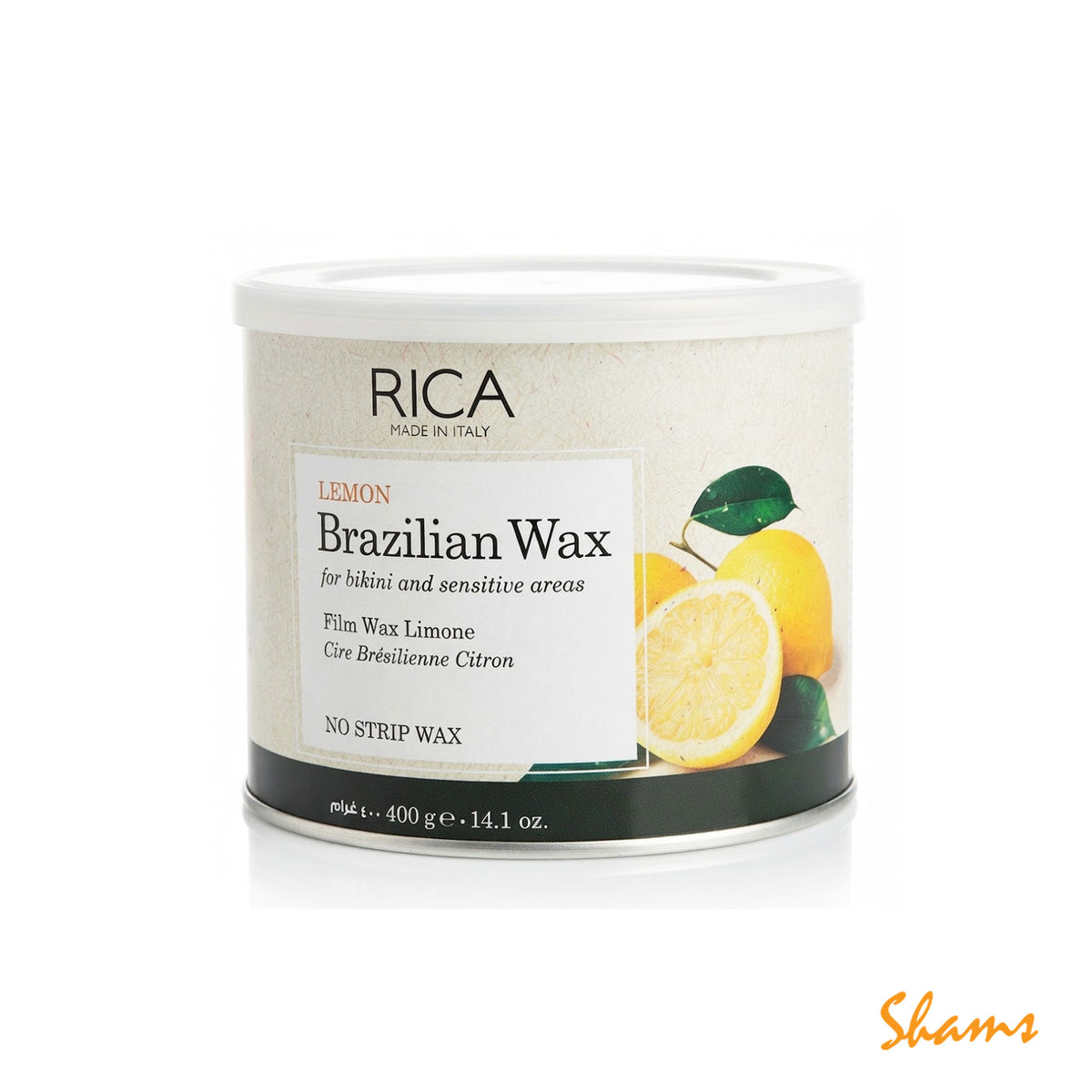 Rica Lemon Brazilian Wax No Strip 400g