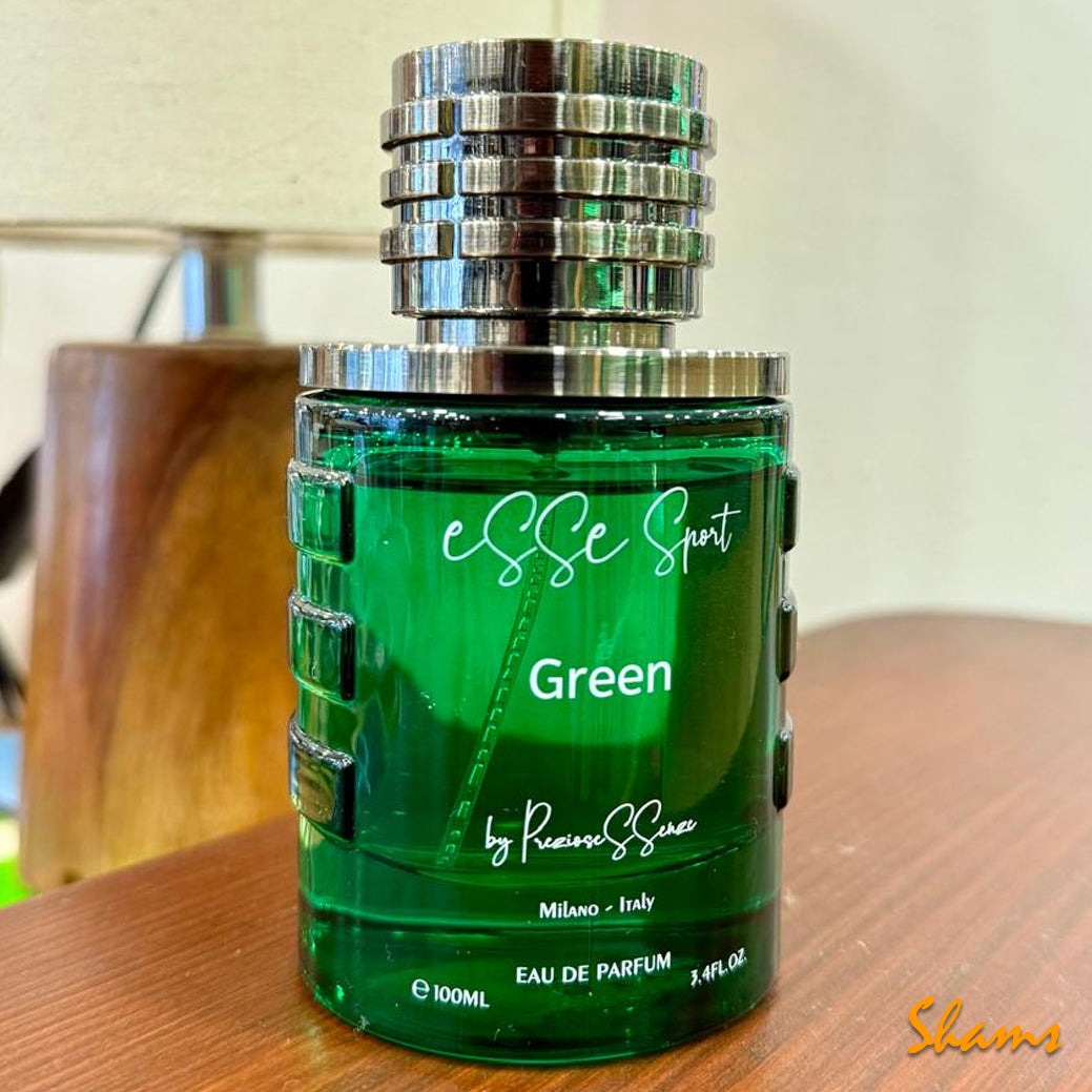 PrezioseSSenze Esse Sport Green EDP 100ml - Shams Shopping Centre PrezioseSSenze  