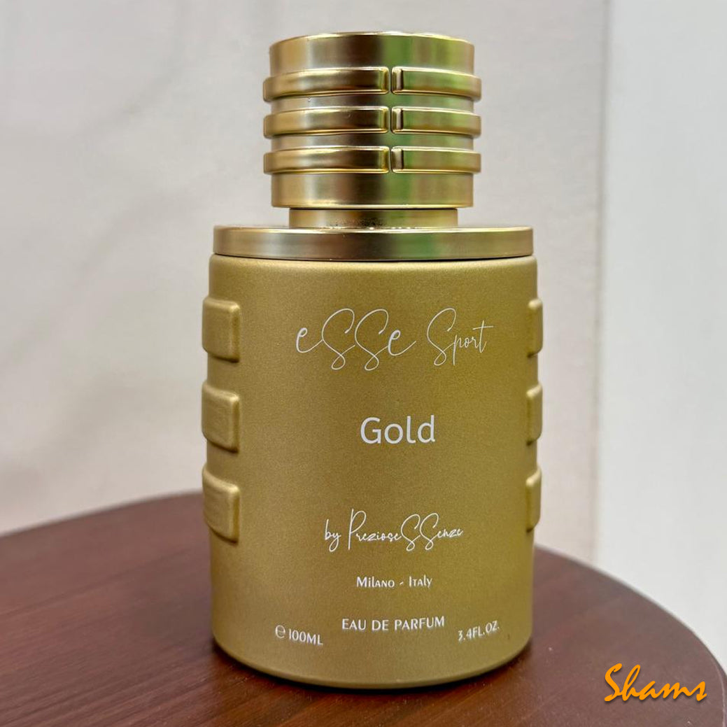 PrezioseSSenze Esse Sport Gold EDP 100ml - Shams Shopping Centre PrezioseSSenze  