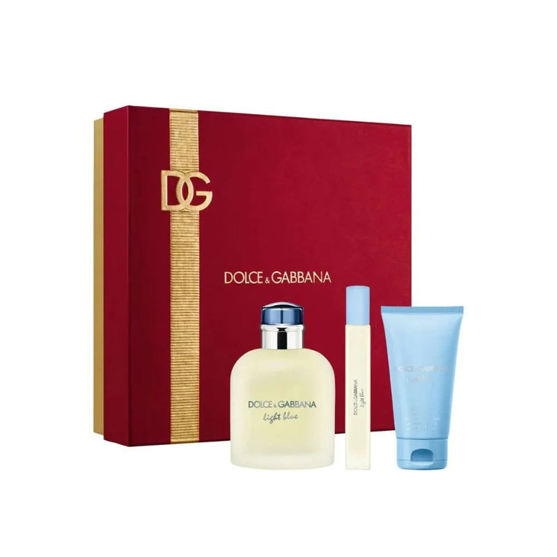 Dolce & Gabbana Men Light Blue 3p Gift Set