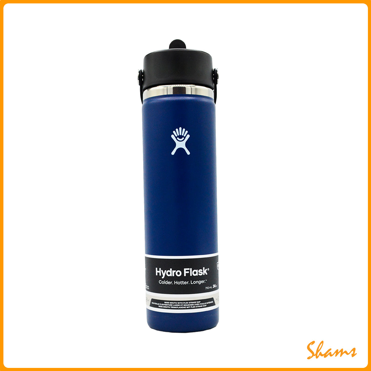 Hydro Flask 24oz Wide Flex Straw Cap-Indigo