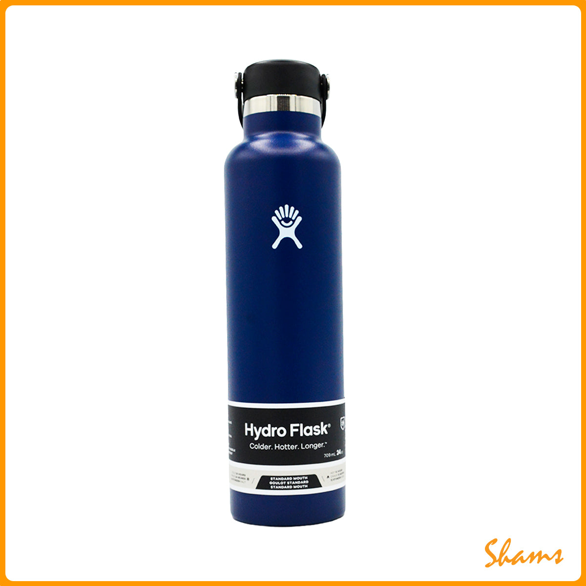 Hydro Flask 24 oz Standard Flex Cap-Indigo