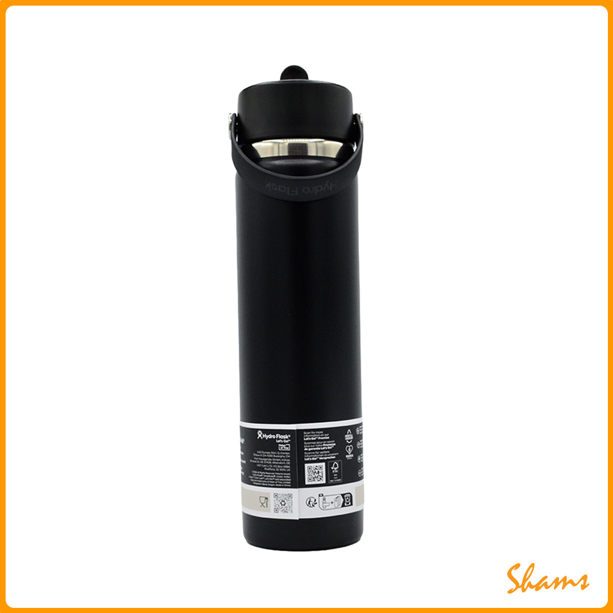 Hydro Flask 24oz Wide Flex Straw Cap-Black