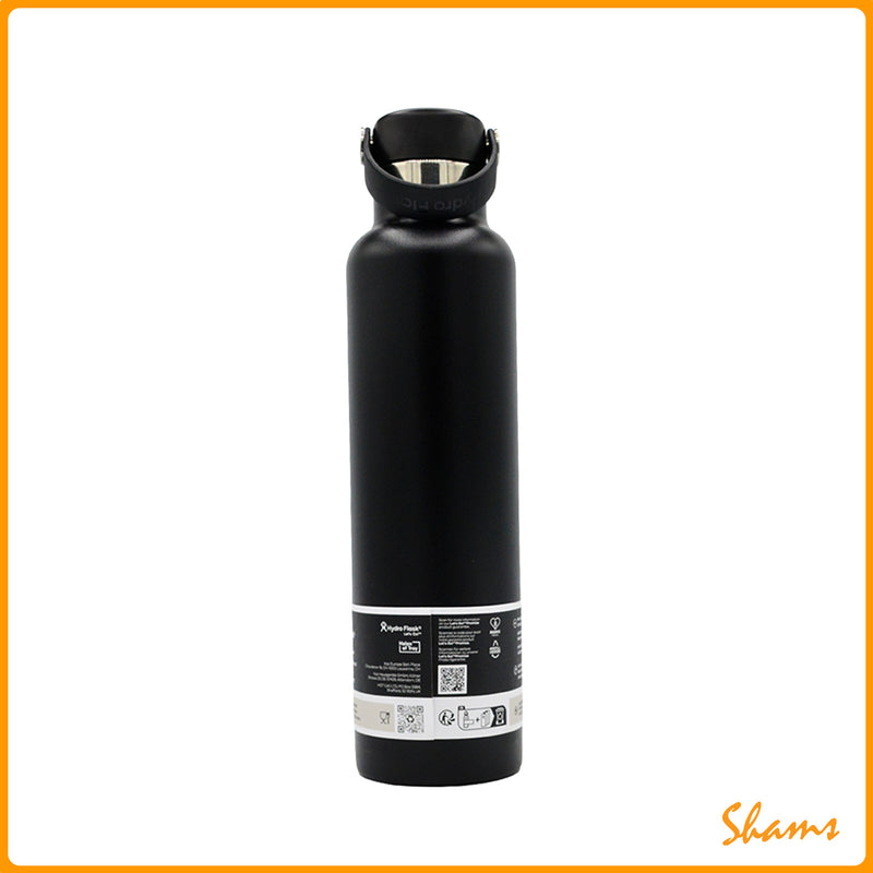 Hydro Flask 24 oz Standard Mouth W/Flex Cap Black