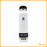 Hydro Flask 24 oz Standard Mouth W/Flex Cap-White