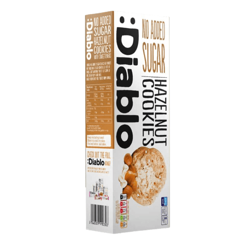 Diablo No Sugar Added Hazalnut Cookies 135g