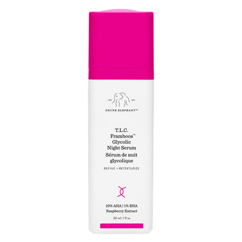 Drunk Elephant T.L.C Framboos Glycolic Night Serum 30ml - Shams Shopping Centre Drunk Elephant  