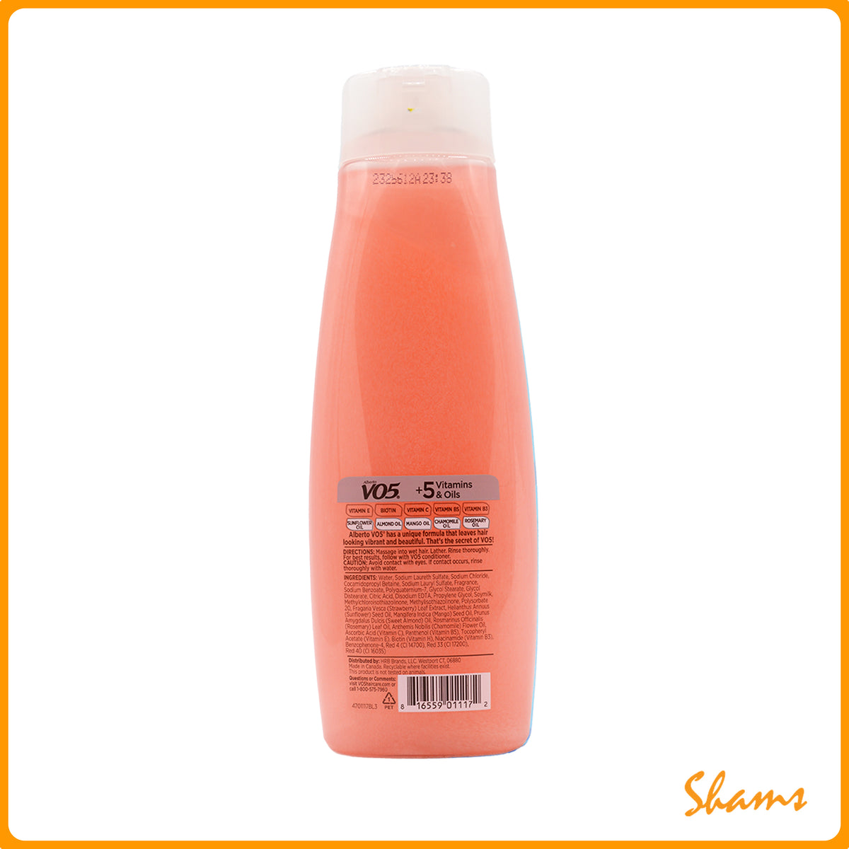 Alberto V05 Strawberries & Cream Moisturising Shampoo 443ml